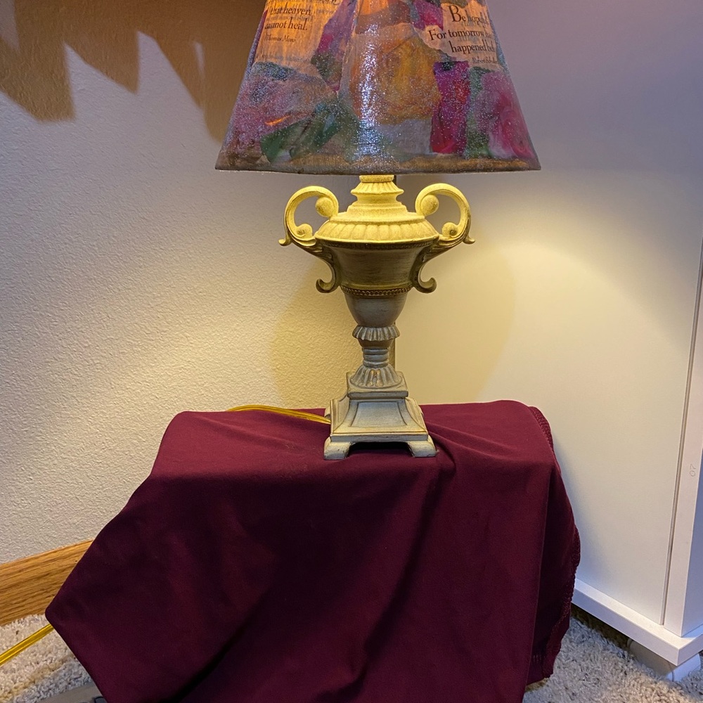 Lamp with shade